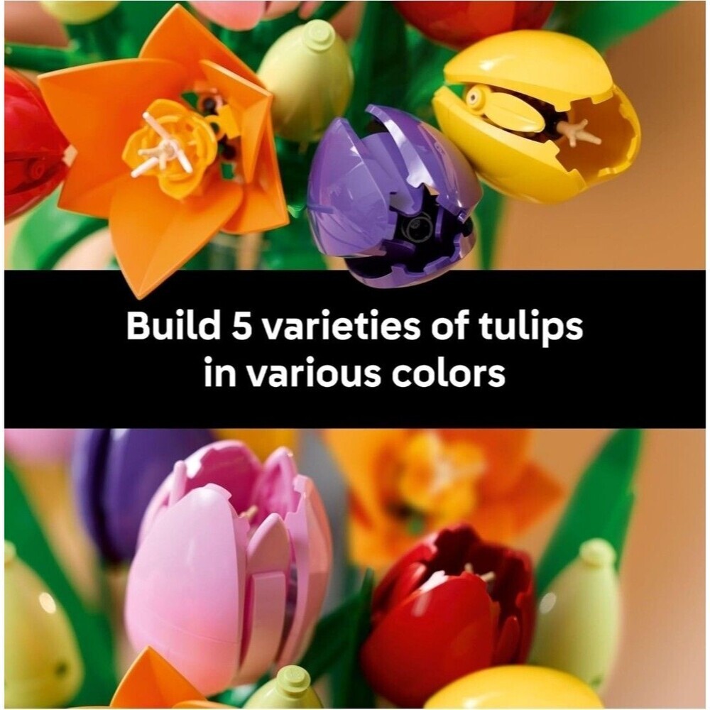 LEGO Botanicals Tulip Bouquet Flower Decor (11501) - BRAND NEW - BOX SEALED - Picture 4 of 4